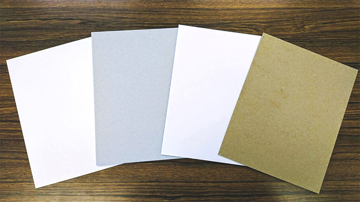 各種板紙写真